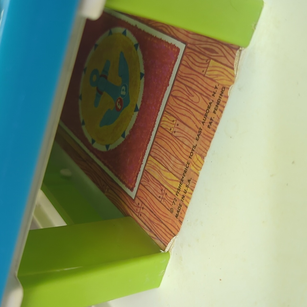 #11- Vintage Fisher Price‎ Little People 1972 #985 Happy House Boat + Figures - Picture 9 of 11